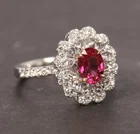 Ruby Rings Ring Fine Jewelry Fountain Custom Series Diamond Emerald Sapphire Ruby Rings Ring