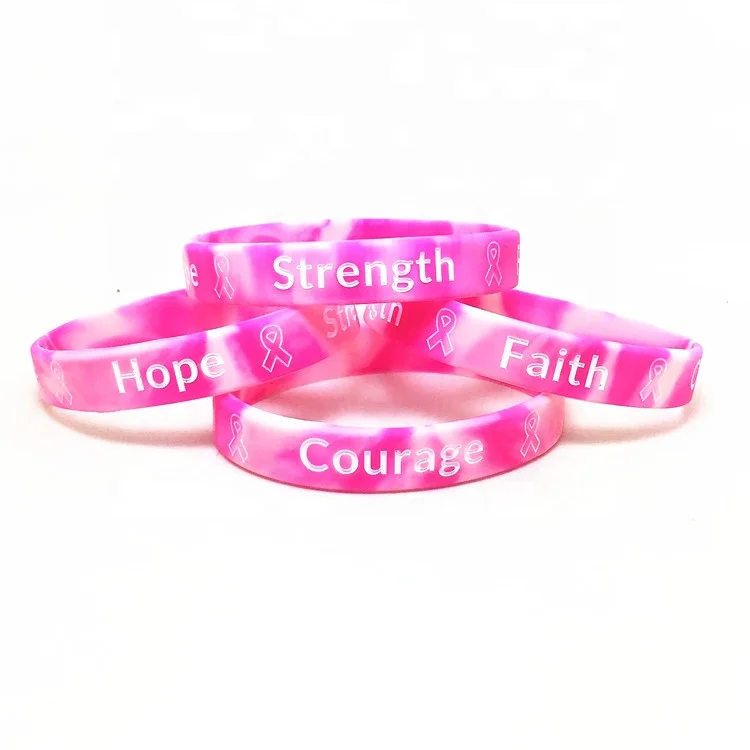 breast cancer awareness wristbands bulk