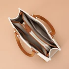 Handbags Hot Sale Designer Hand Bag Shoulder Tote Zipper Purse PU Leather Ladies Tote Bag Large Tote Handbags