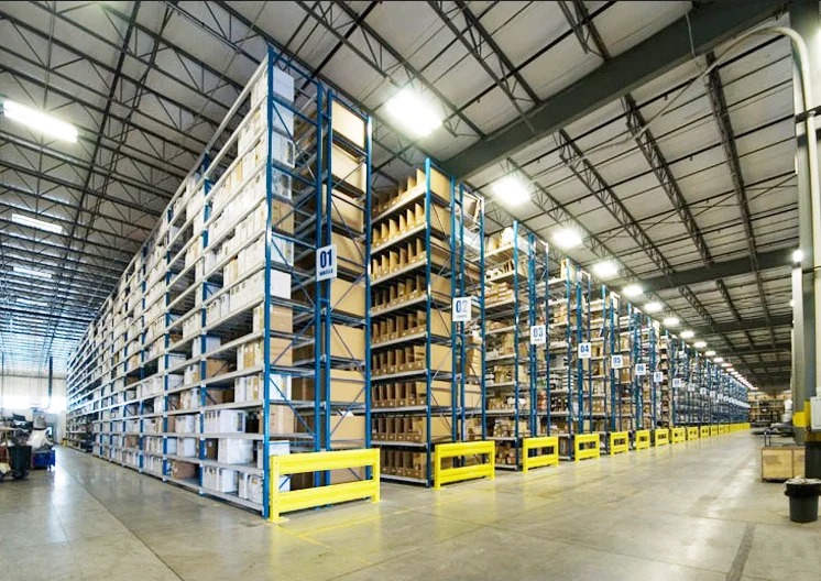 Sistema industrial de estanterías para paletas de alta calidad, estanterías de almacén de varios niveles, almacenamiento de metal, proveedor de estanterías de alta resistencia