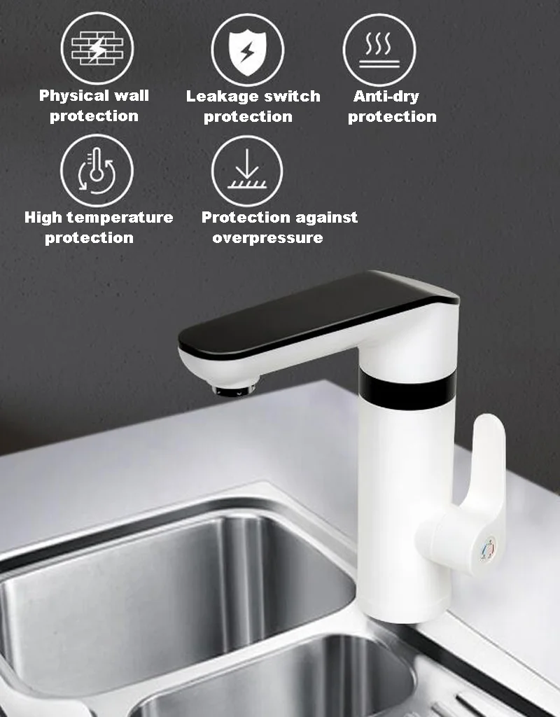 Source Xiaomi Xiaoda Instant Faucet Pro Hot Water Heater Tankless Electric  Hot Water Heater Tap Cold Heating Faucet Instant Heating Tap on  m.alibaba.com