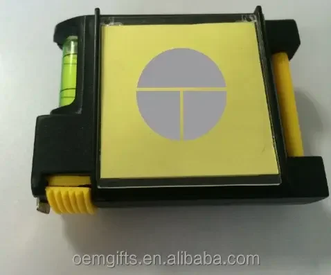 Tape Measure With Level And Memo Pad Holder