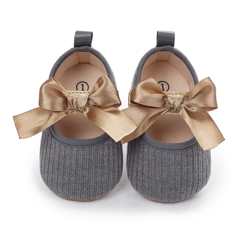 Hot Selling Soft Sole Bow Cotton Baby Newborn Infant Girl Shoes Babies Shoes for Girls supplier