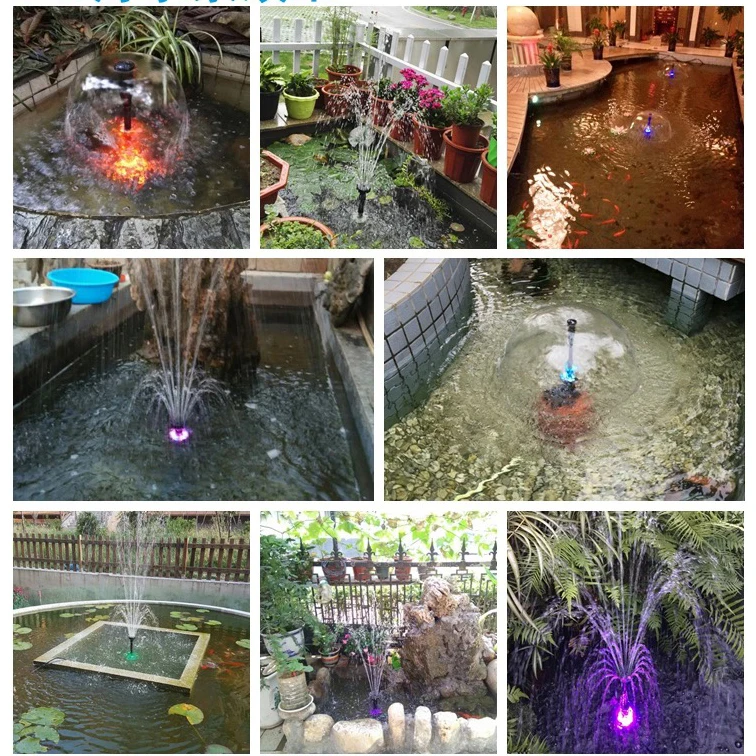 Submersible Illuminated Aquarium & Fish Pond Pump for Fountain & Water Garden Use supplier