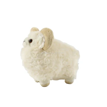 Customized cute soft bulk knitted sheep doll plush toy stuffed & plush toy animal