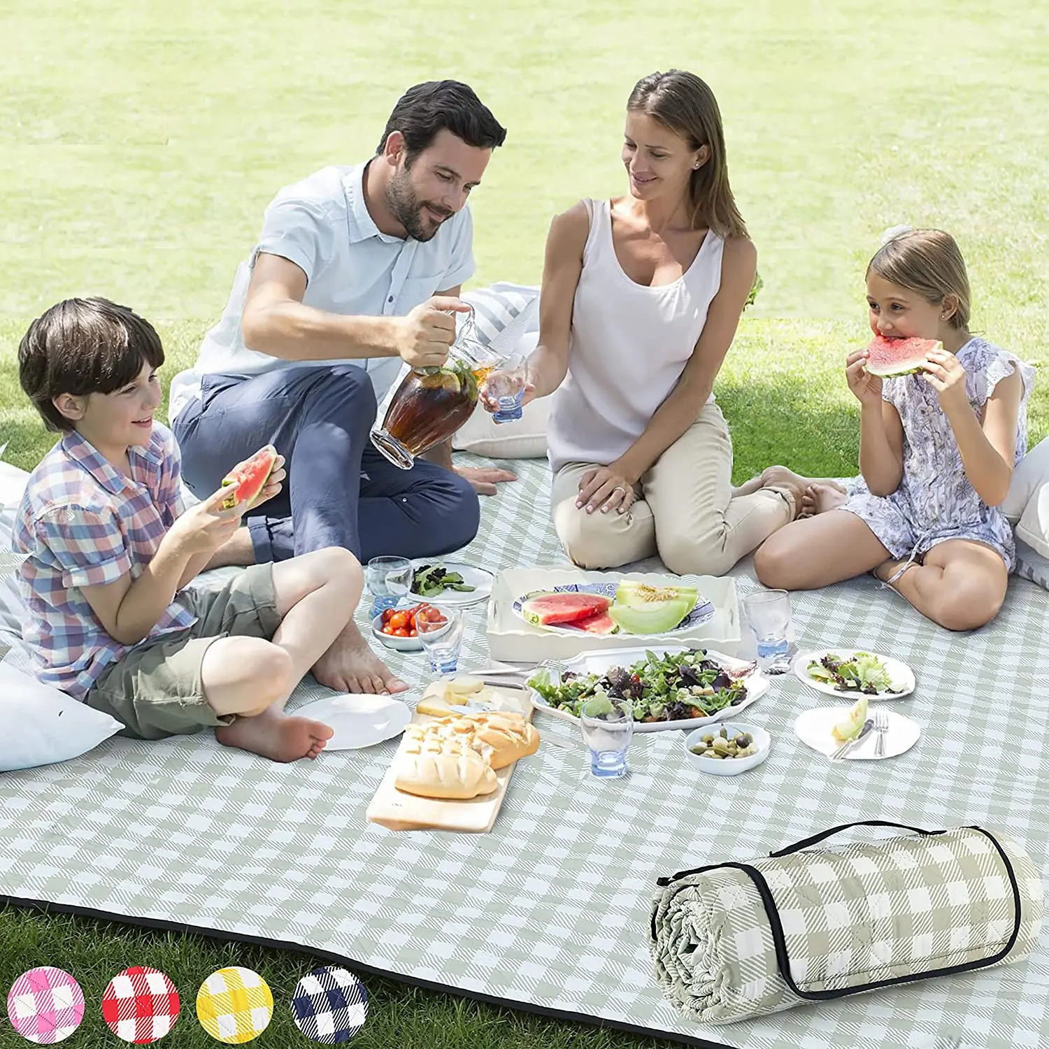 large washable picnic blanket