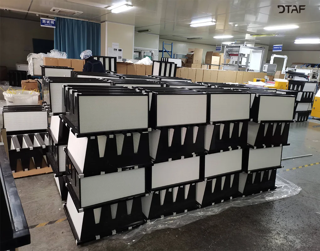 Bank Ahu Filter, F7, 99.995%, 1055x79x950mm, HVAC - detail 4