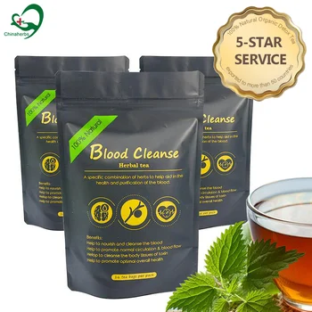 OEM private label hot sale blood cleansing tea high blood pressure sugar balance hypertension herbal tea