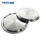 Cap End Tri Clamp Ferrule Sanitary Stainless Steel 304 SS316 Tri Clover Cap Tri Clamp End Cap Blank Ferrule