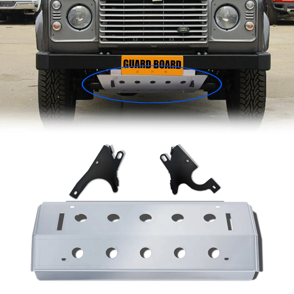Landrover Defender Bumper Tread Plates with fittings 