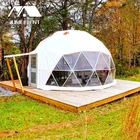 Meter Tent Dome Tent Hotel Outdoor Igloo Glamping Hotel 8 Meter Geo Event Dome Tent Geodesic For Sale