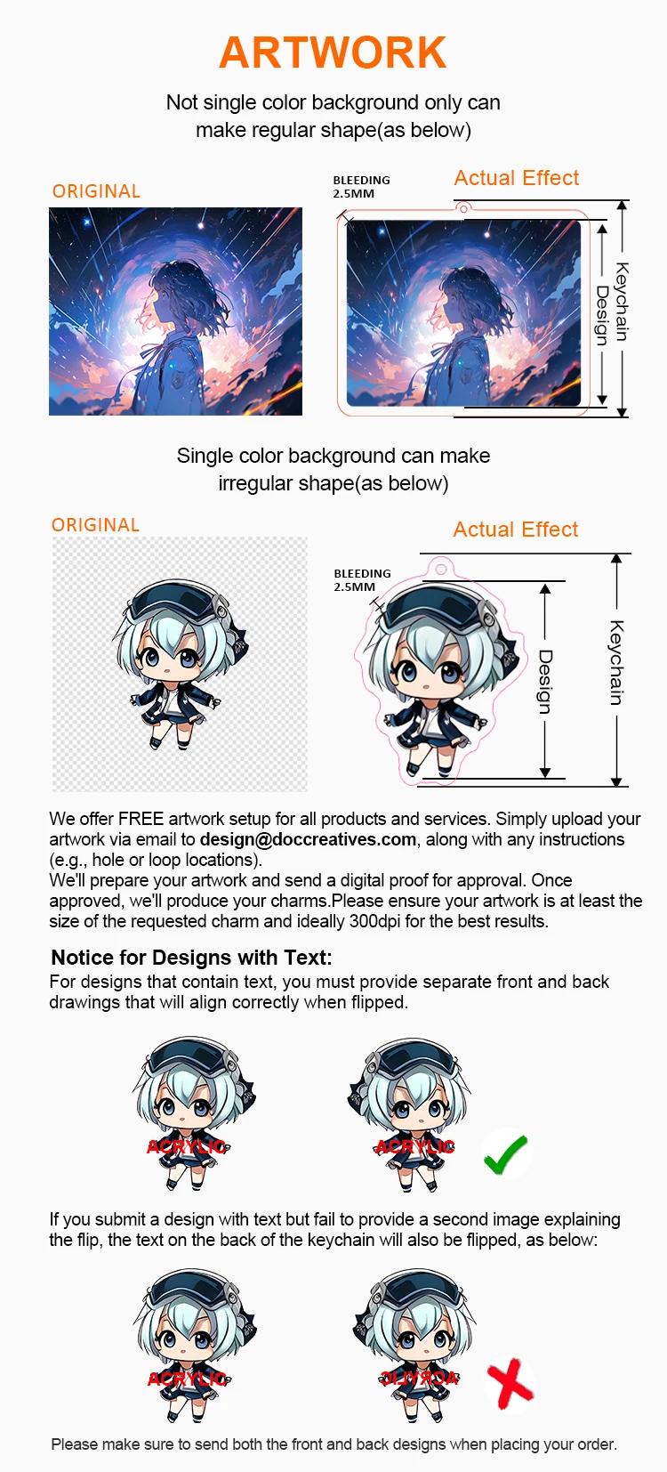 Acrylic Charms Custom Printed Acrylic Keychain Make Own Clear Epoxy Resin Acrylic Keychain Charms factory