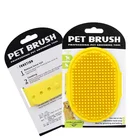 Brush Massage Factory Wholesale High Quality Soft Rubber Pet Shower Brush Pet Bath Massage Brush