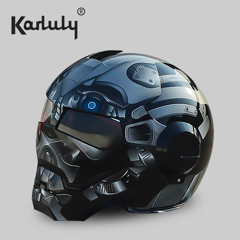 atomic man motorcycle helmet