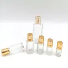Attar Hot Sale 2ml Attar Glass Perfume Bottle With With Plastic Ball And Colorful Aluminum Cap