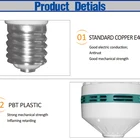 Lamp Energy Saving 8U 200W T5 Fluorescent Lamp Energy Saving Bulb For Warehouse Cfl Grow Light