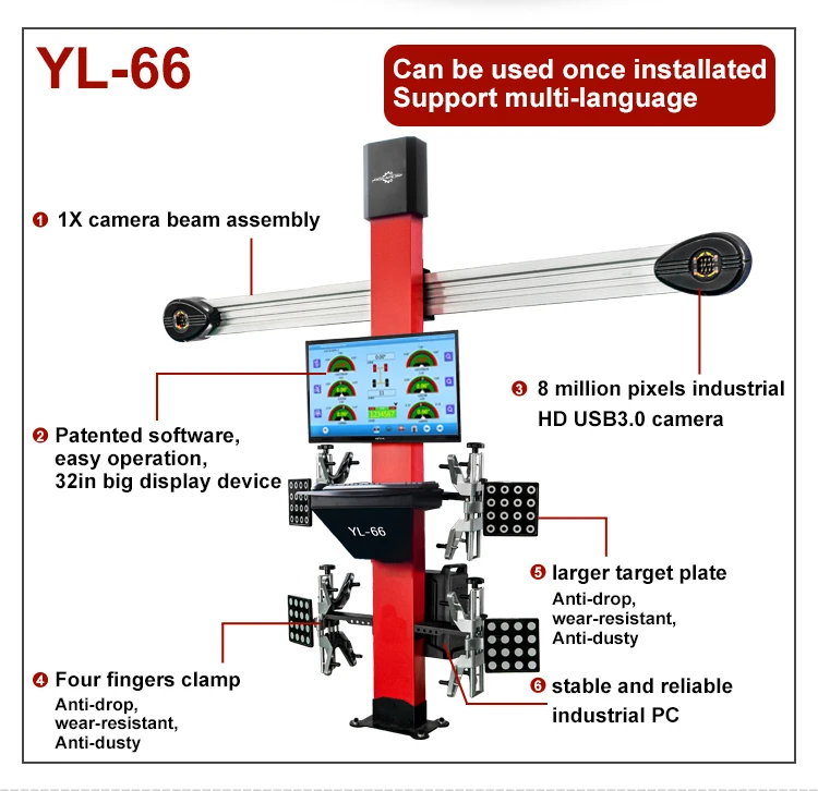 Jintuo Yl A D Automotive Car Wheel Balancing And Wheel Alignment