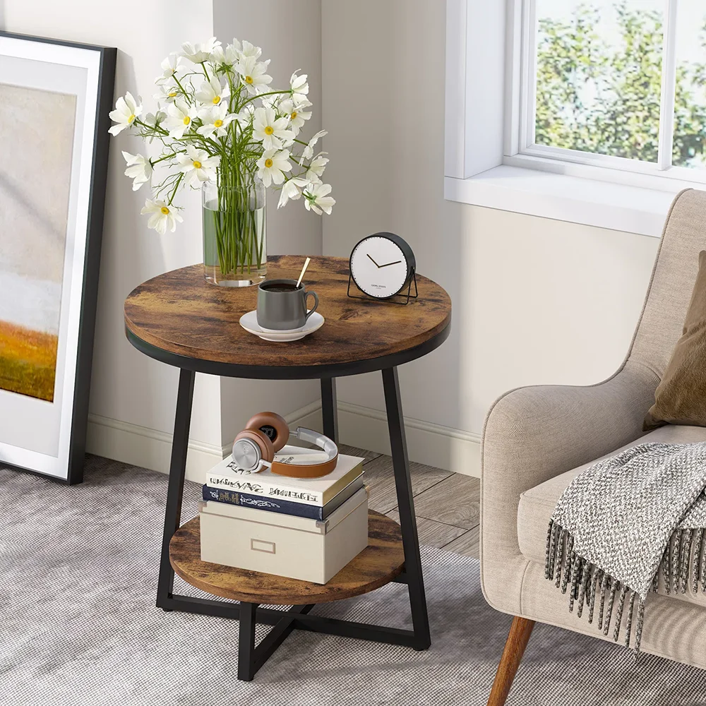 Modern 23.62'' Tall Frame End Table Side Table for Home Dining Bedroom Kitchen Outdoor-Versatile Living Room Furniture manufacture