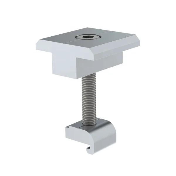 product solar mounting components aluminum pv solar panels clamps customized aluminum mid clamp end solar clamp manufacturer-2