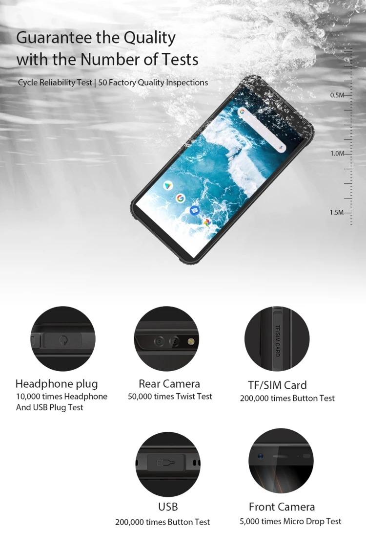 Blackview BV5500 Plus 2020 3GB+32GB 5.5 inch 4400mAh Rugged Phone Android 10