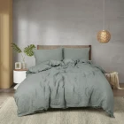 Flat Sheet Bed Set Sheet Wholesale 100% Hemp Bedding 170gsm Eco-friendly Duvet Cover Flat Sheet Bed Sheet Set