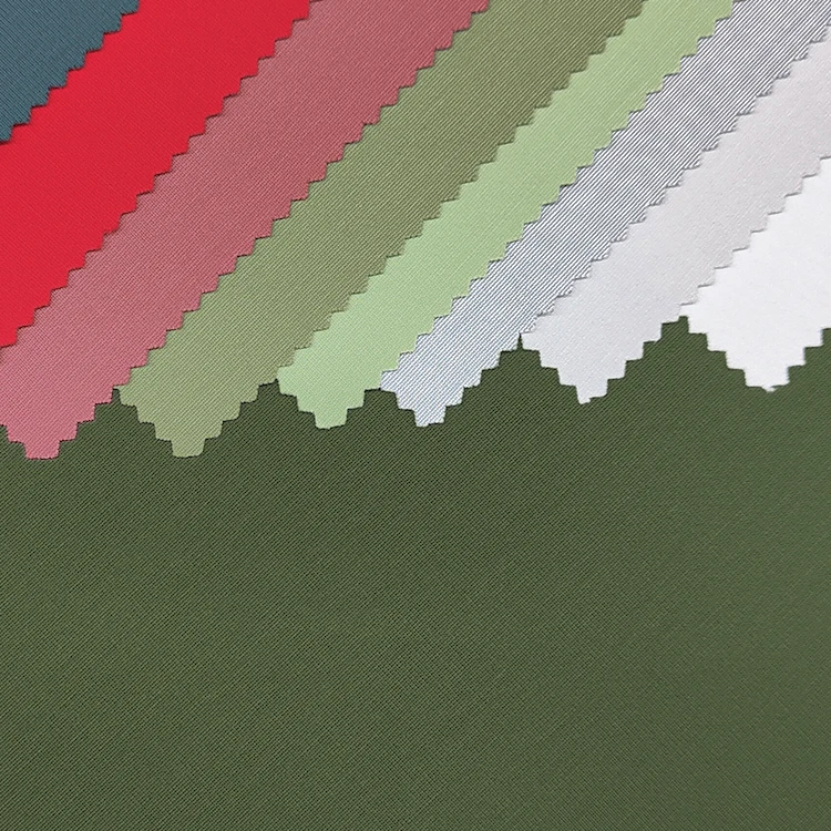 Plain Dyed Stretch Knit Fabric 63 Rayon 33 Nylon 5 Spandex Material 40S Tencil Roma Fabric for T-shirt supplier