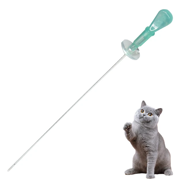 Wholesale Side Opening 4Fr PU animals use urinary cat catheter with anti-licking board