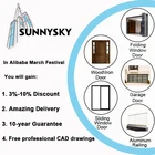 Door Door Sliding Residential Exterior Insulated High Quality Aluminum Glass Sliding Door For Villa