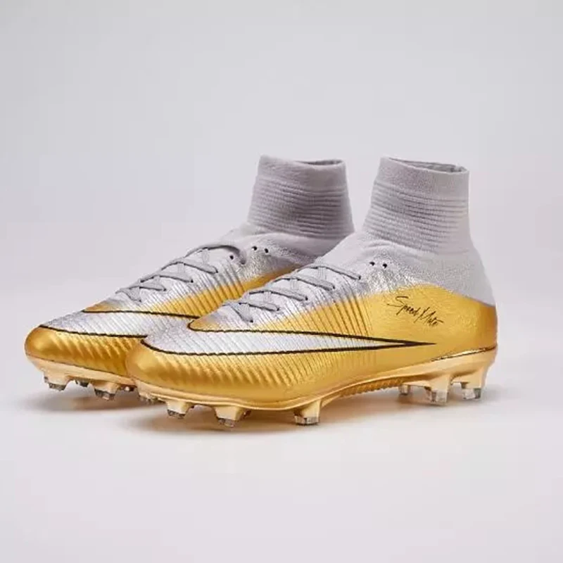 soccer cleats cr7 gold