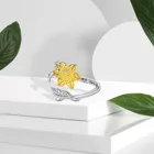 Flower Ring Sterling Silver Cute Opening Flower Ring Sterling Silver Flower Shaped Ring For Monogram