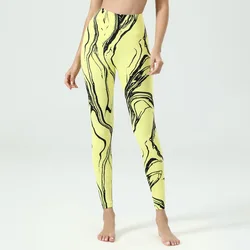 2023 New arrival women tie dye seamless high waist leggings outdoor femmes yoga fitness sports pant