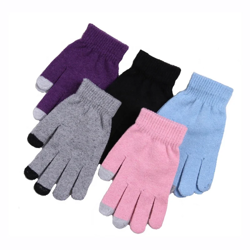 Magic Finger Touch Screen Gloves ~ Touch Glove For Smart Devices Purple 