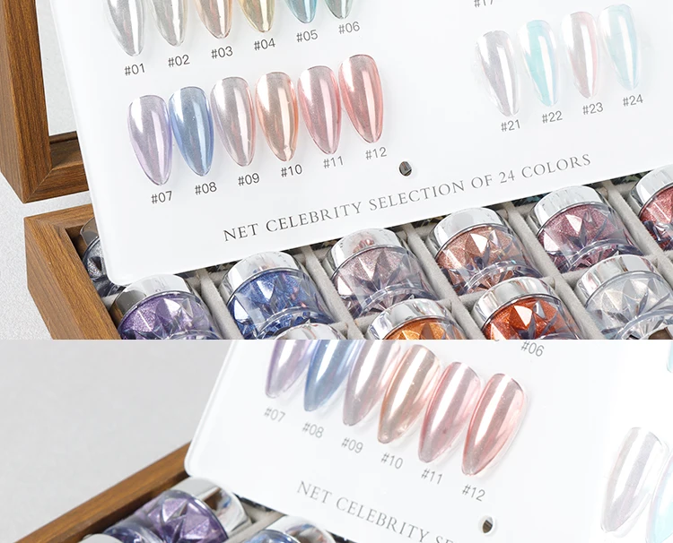 product vinimay 4 styles nail magic mirror powder aurora shiny effect easy to blend for gel polish acrylic nail art decoration-11