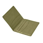 Made Full Made In China Men Bifold Card Holder Full Grain Cow Leather Card Holder