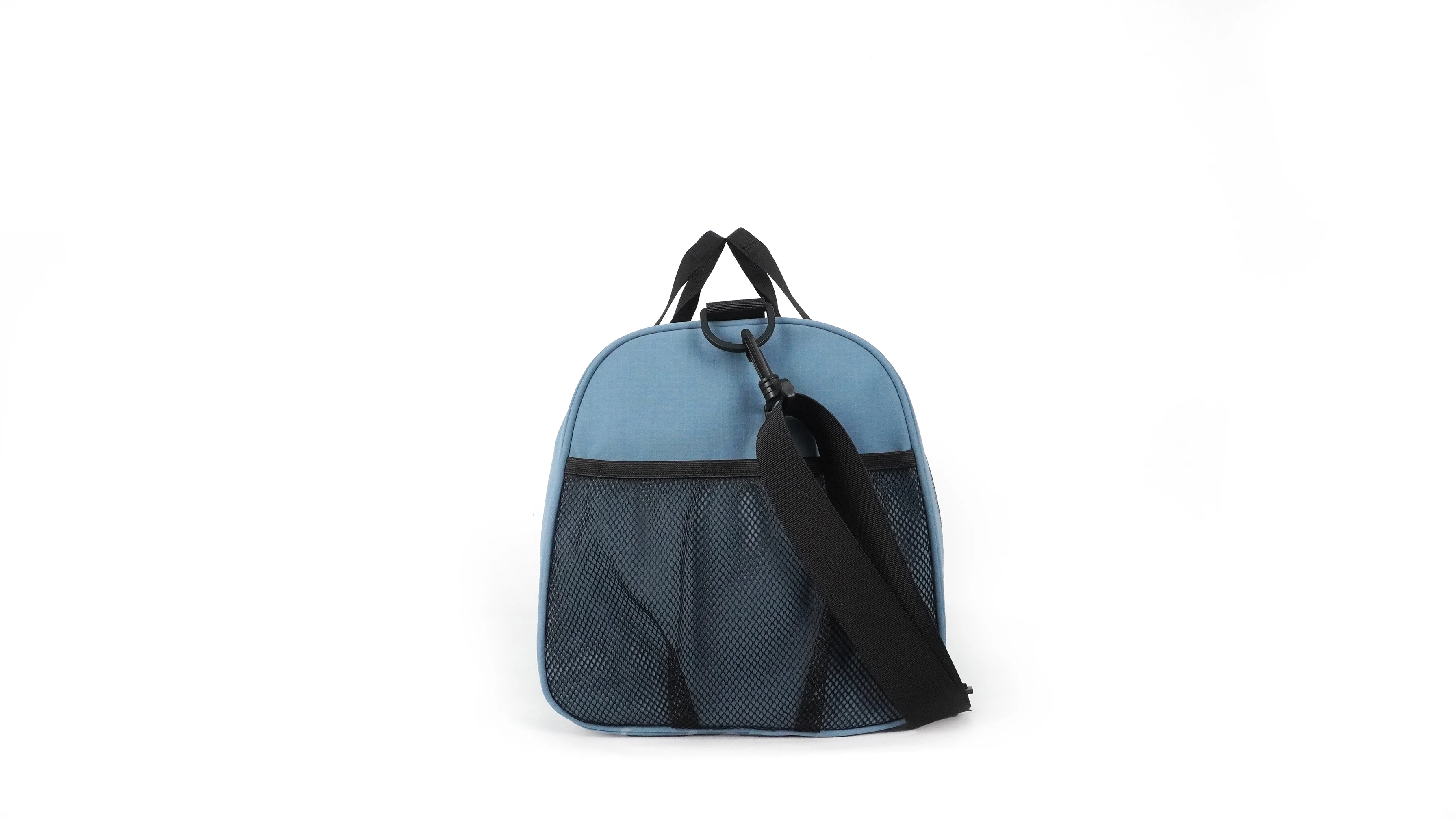 product unisex large capacity gym bag factory custom logo lightweight polyester travel suitcase with zipper closure fashion style-4