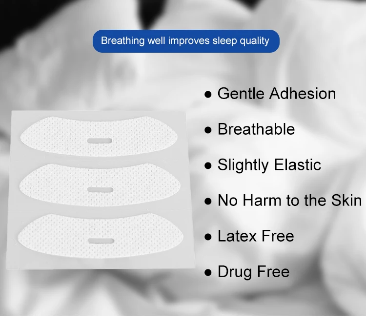 Amazon Best Seller 2023 Sleep Strips Anti Snoring Devices Advanced Gentle Mouth Tape Apply to Sleeping Stop Snoring Mouth Tape factory