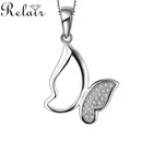 Stone Sterling 925 Silver Pendant Silver Online Wholesale Cheap Price 3A CZ Stone Butterfly Design Sterling 925 Silver Pendant