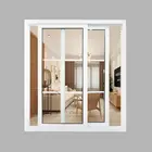 Door Pvc WANJIA Hurricane Impact UPVC Sliding Interior Window
