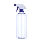 Detergent Empty Bottle PET Spray Plastic Bottles 500 650 750 Ml Empty Plastic Bottle Spray Head For Detergent Liquid