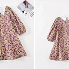 Kids Dress High Quality Kids Girls Small Floral Print Dress Casual Dress