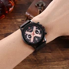 Timepieces Wholesale Modern Multifunctional Automatic Solid Wood Dial Timepieces Chronograph Quartz Watch