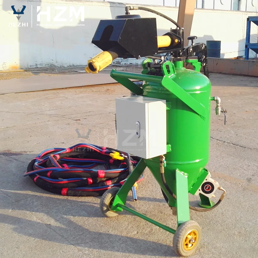 Portable Dustless Water Wet Sand Blasting Machine Sand Blaster Pot