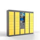 Player Parcel Smart Locker Android System Digital Lcd Interface Advertisement Player And Vending Kiosk