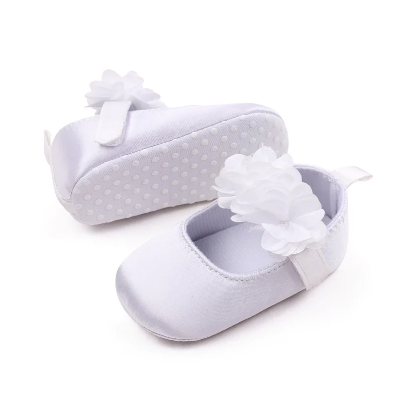 product new arrival spring summer soft soled non slip floral walking shoes for baby girls-4