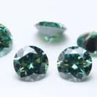 Diamond Keliji Wholesale High Quality DEF Green Color Round Brilliant Cut Moissanite Diamond