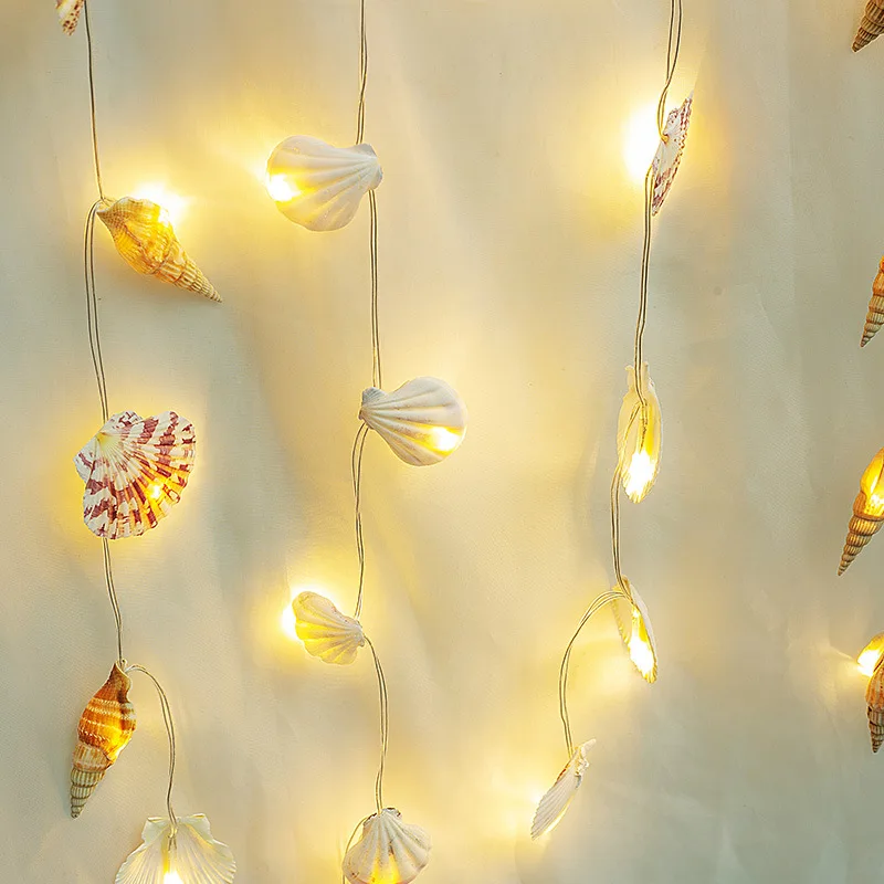 seashell fairy lights