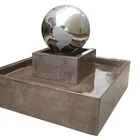 Water Feature Ornaments Garden Decoration Sell Garden Water Fountain Sphere Decoration Hollow Water Feature Sphere