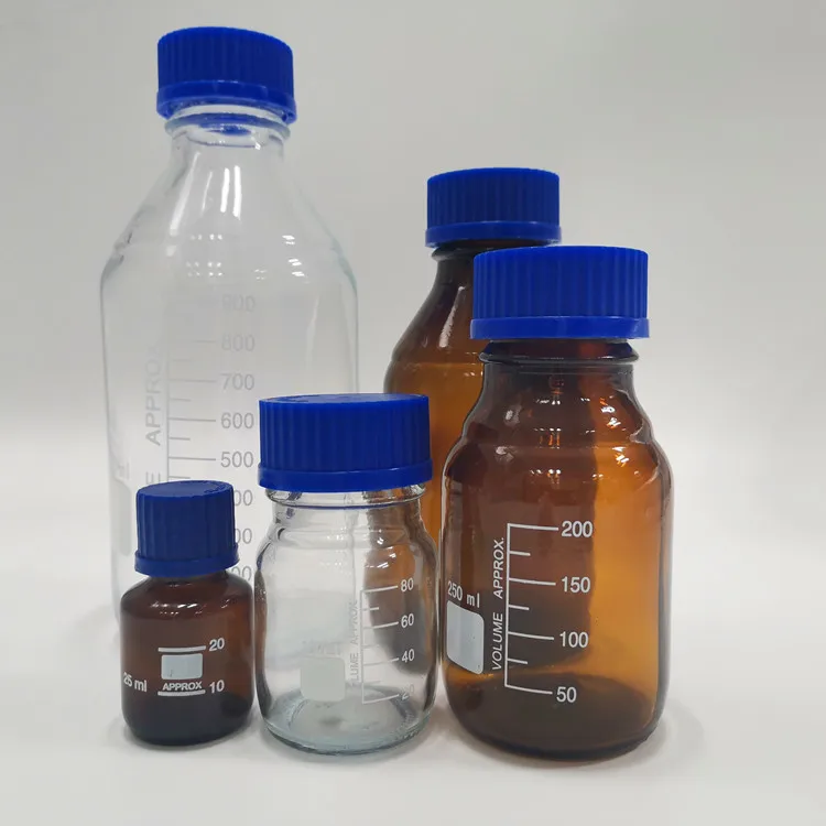 Hot Sale Glass Reagent Bottles Ml Ml Chemical Bottle For