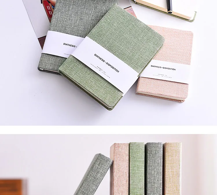 Custom printed hardcover thick cloth cover notebook lay flat hardbound cover linen journal promotion diary school supplies Custom printed hardcover thick cloth cover notebook lay flat hardbound cover linen journal promotion diary school supplies