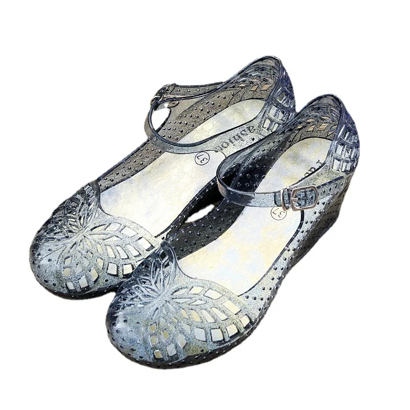 Spring Pu Heeled Sandals Outdoor Eva 